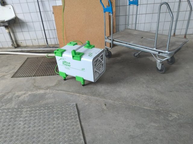 Lufttechnik im abgeschotteten Arbeitsbereich